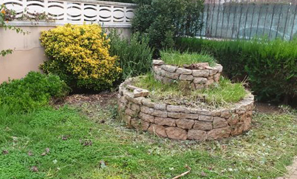 jardin antes